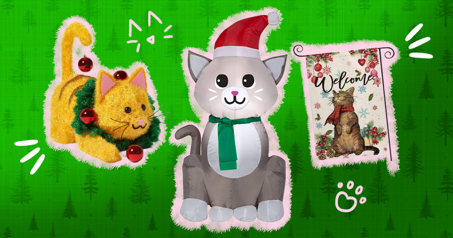 Cat Outdoor Christmas Decorations The Best Lawn Ornaments For The Holiday DodoWell The Dodo
