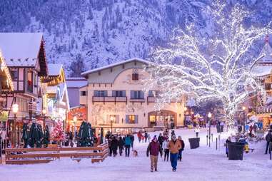 leavenworth Christmas village