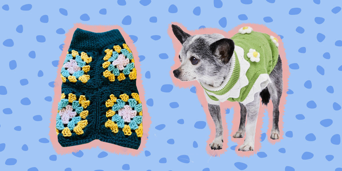 Easy Crochet Dog Sweater - Free Pattern + Tutorial in NINE Sizes