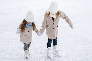 People Skating at Ice Rodeo