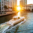 Boat on Miami River 