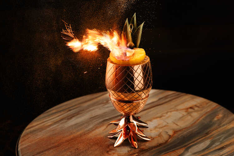 Where to Get Large-Format Cocktails in Vegas: Punch and Scorpion