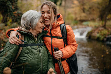 hiking with grandma