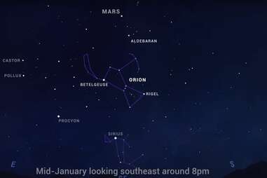 how to see orion