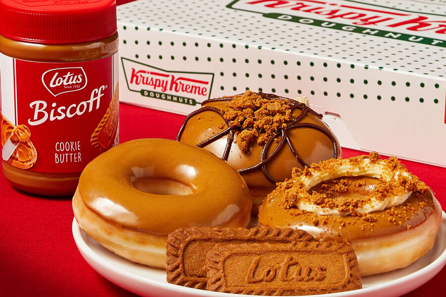 Krispy Kreme hace donas con galletas Biscoff