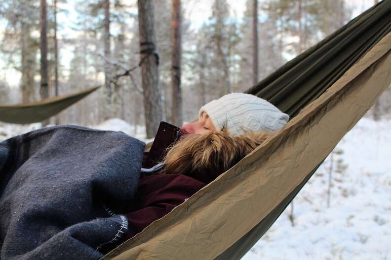 winter hammock