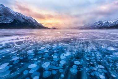 abraham lake canada