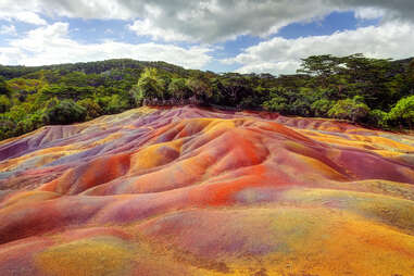 Seven-Coloured Earth of Chamarel Mauritius