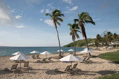 beach at Park Hyatt St. Kitts