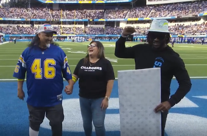 Chargers surprise veteran who disarmed Club Q gunman with Super