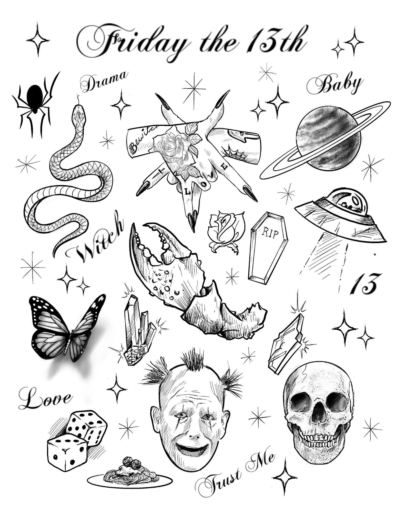 FRiday the 13th tattoos