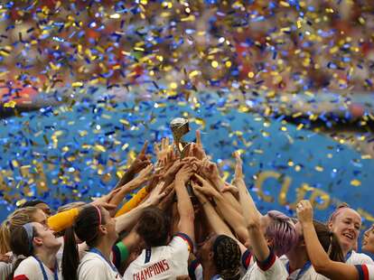 womens world cup celebration