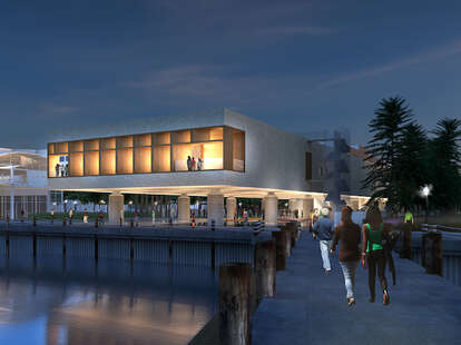 People Walking Towards IAAM