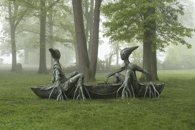 Wangechi Mutu, In Two Canoe, 2022