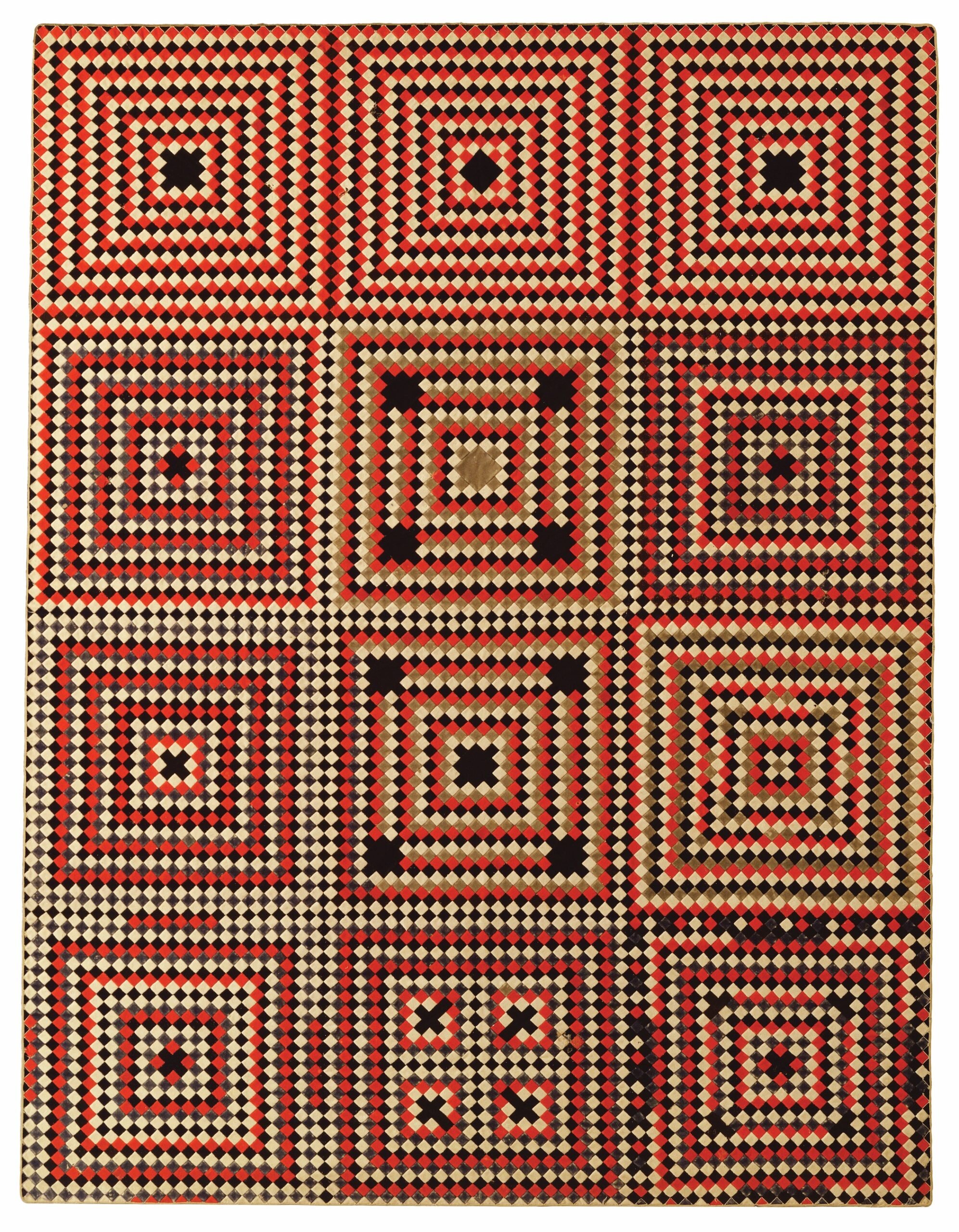 Soldier’s Quilt: Square Within a Square