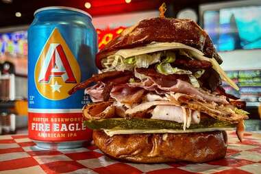 Sandwich at JewBoy Burgers