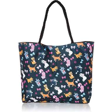 The perfect bag for Disney lovers: Disney Cat Print Tote Travel Bag
