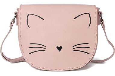 This simplistically sweet design: Gladdon Cat Crossbody Bag