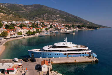 Ohana docked in Croatia