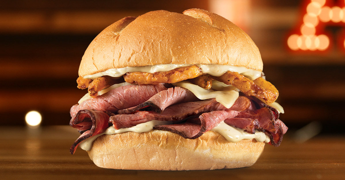 arby's garlic ribeye sandwich