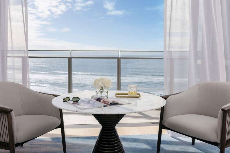Langham Gold Coast balcony view of ocean