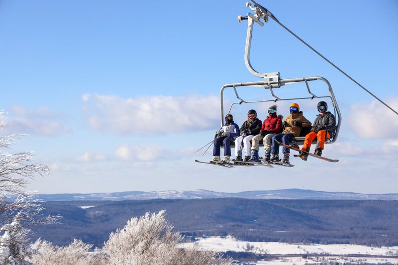 Ski Timberline Mountain