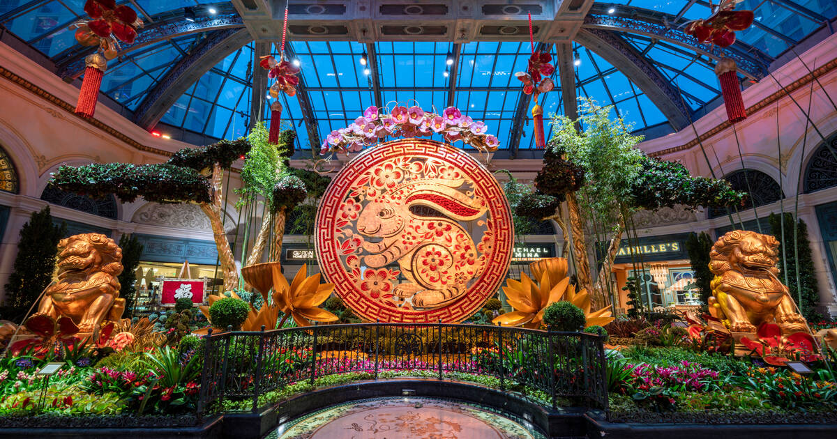 Bellagio Conservatory Chinese (Lunar) New Year Display 2022