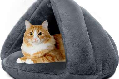 cat cave bed