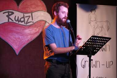 Person Speaking at Rudyard’s