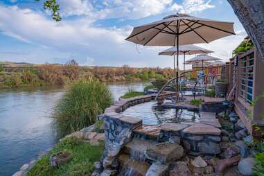 Hot Tub Near River