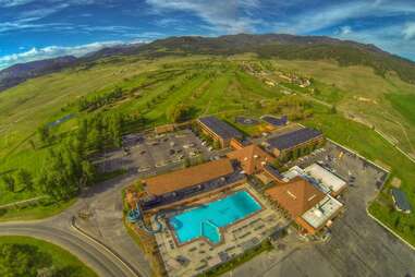 Aerial View of Fairmont Hot Springs Resort