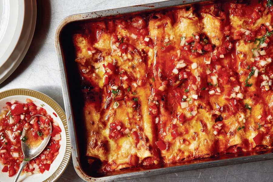 These Cannelloni Enchiladas Are the Comfort Mashup We Need