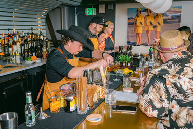 Austin Hay, bartender at Sky Bar