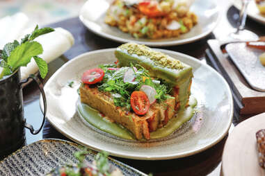 Pastelón de Platano con Bereǌena