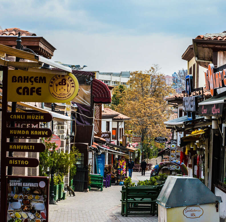 Hamamonu neighborhood in Ankara, Turkey
