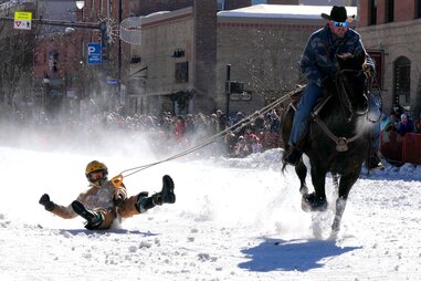 Steamboat Springs shovel races