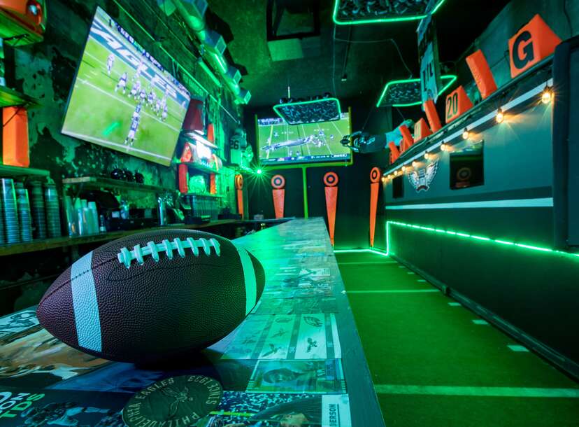 Super fan behind Philadelphia Eagles man cave preps for Super Bowl