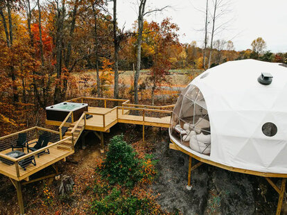 Airbnb dome house