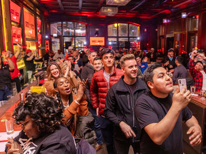 Eagles fans find a home at White Bull Tavern for their own Super Bowl LVII  party - The Boston Globe