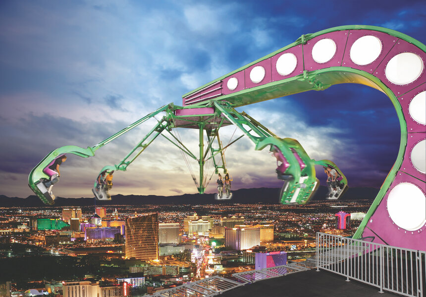 THRILL RIDES IN LAS VEGAS — FLYING THE NEST