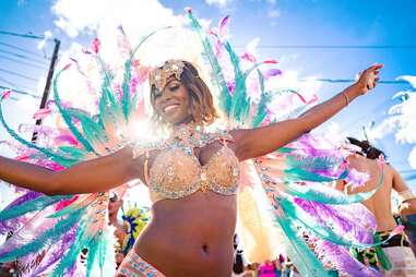 Trinidad Carnival dancer