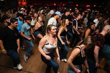 Line Dancing at Roundup Nightclub