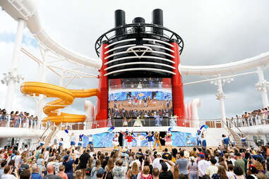 Disney Cruise deck show