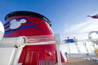 Disney Cruise water slide