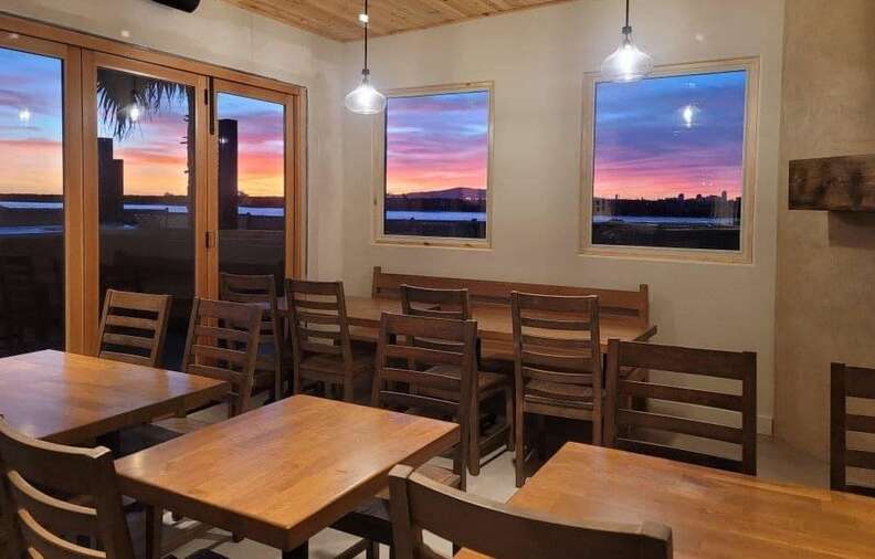 Get an ocean view while dining at the Beach House