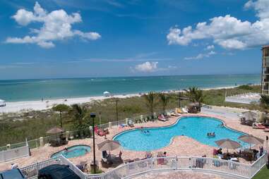 Sunset Vistas Beachfront Suites ocean view