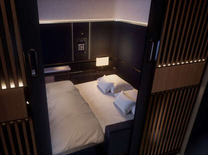 Lufthansa's new First Class Suite Plus offering includes a double bed
