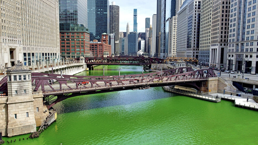 chicago st patricks day map