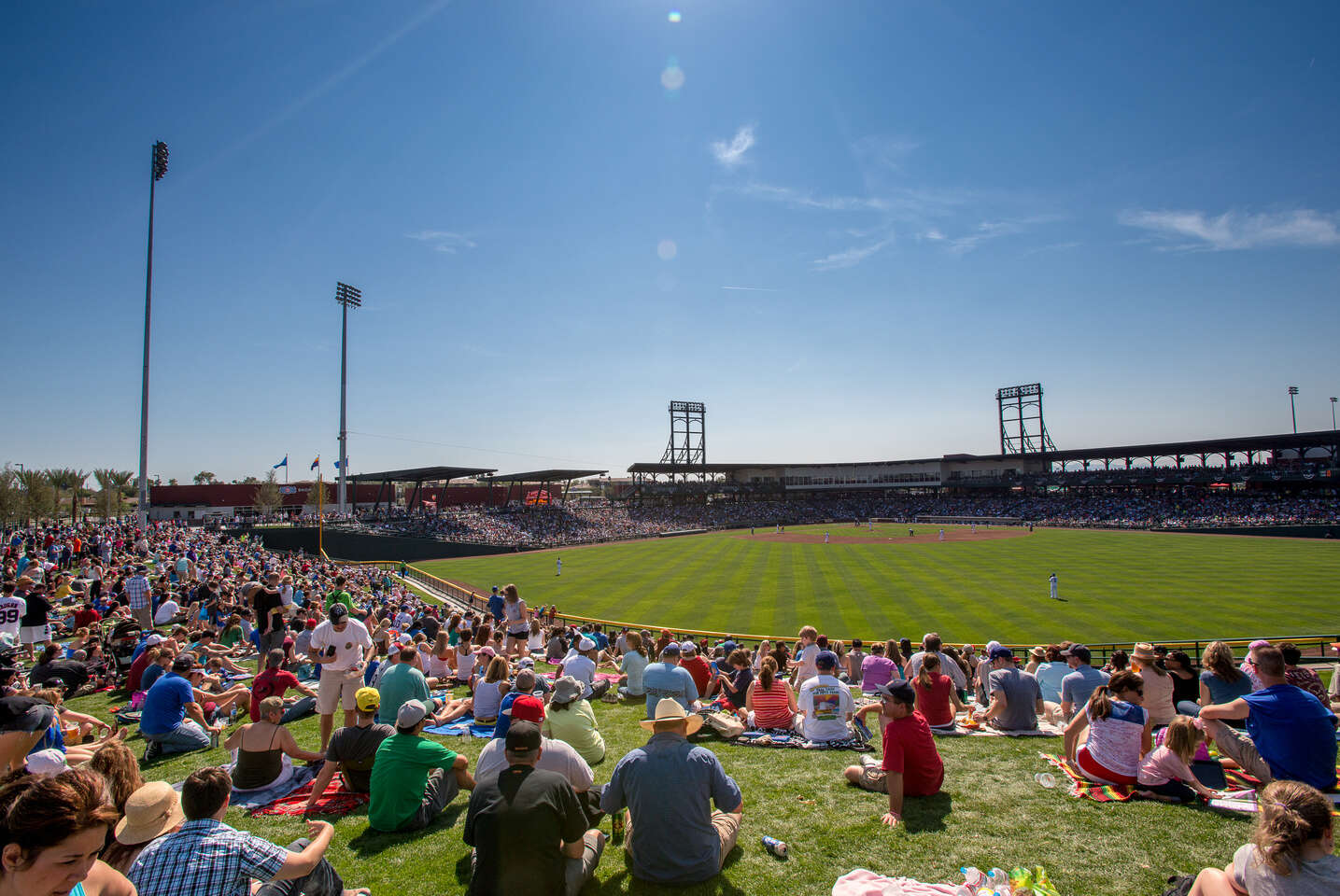 Spring Training at Sloan Park baseball stadium