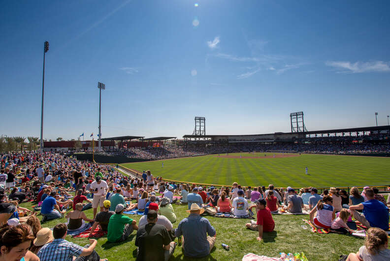 Spring Training at Sloan Park baseball stadium